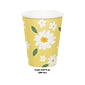 Creative Converting Sweet Daisy Party Cup, Yellow/White, 24/Pack (DTC372468CUP)