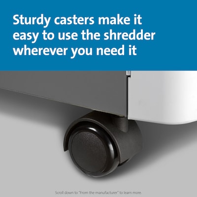 Kensington OfficeAssist Auto Feed Shredder A3000-HS Anti-Jam Micro Cut, Gray/White (K52051AM)