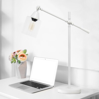 Lalia Home Vertically Adjustable Desk Lamp, White (LHD-2001-WH)