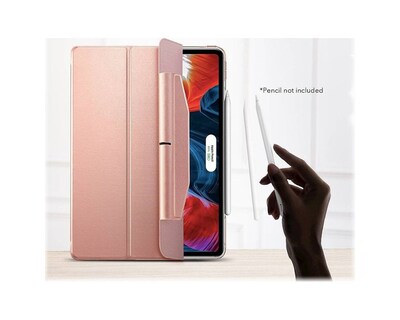 SaharaCase ESR Folio Case for Apple iPad Pro 12.9" (4th, 5th, and 6th Gen 2020-2022), Rose Gold (TB00026)