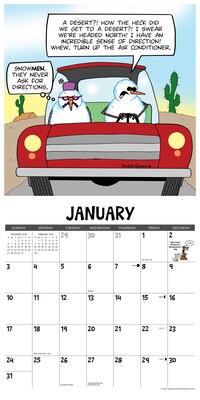 2027 Willow Creek Tundra 12" x 12" Monthly Wall Calendar, Assorted Colors (62692)