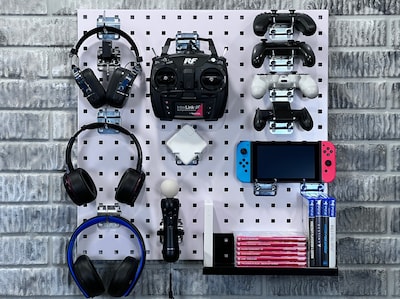 Triton Products Locboard Kit, (2) 24" x 24" x 9/16" Steel Square Hole Pegboards, 46 Assorted Hooks (LB1-KIT)