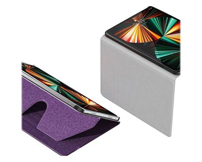 SaharaCase Multi-Angle Folio Case for Apple iPad Pro 12.9" (4th, 5th, and 6th Gen 2020-2022), Purple (TB00029)