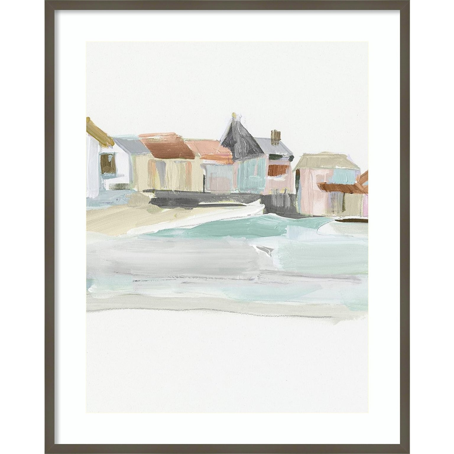 Amanti Art Seaside Tranquility I by Susan Pepe Wood Framed Wall Art Print, 33 x 41 (A42675537388)