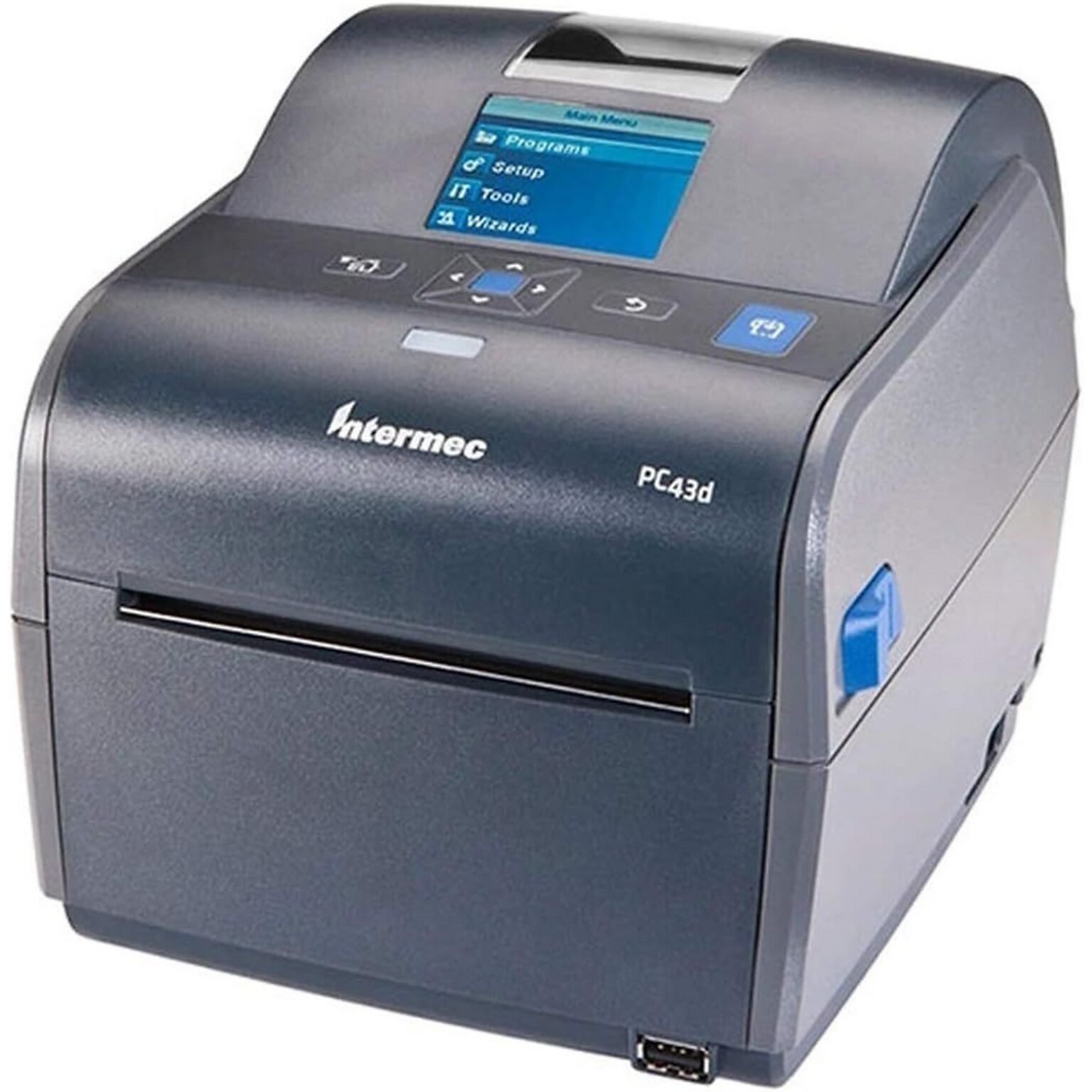 Intermec PC43DA00100201 PC43 Series Direct Thermal Desktop Label Printer 4.1 Wide (203 dpi), USB, Black