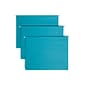 Smead Hanging File Folders, 1/5-Cut Adjustable Tab, Letter Size, Teal, 25/Box (64074)