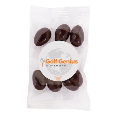 Individual 1 oz. Goody Bags - Dark Chocolate Almonds