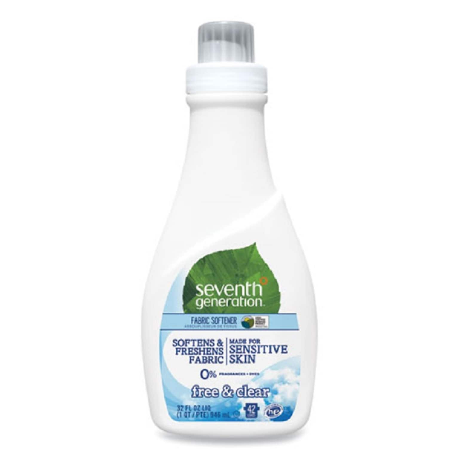 Seventh Generation Fabric Softener, Unscented, 32 oz. (22833)