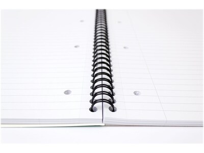 Pukka Pad Metallic Jotta Professional Notebooks, 8.5" x 11", College Ruled, 100 Sheets, Green, 3/Pack (8751-MET)