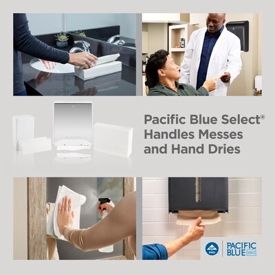 Pacific Blue Select C-Fold Paper Towels, 1-ply, 200 Sheets/Pack, 12 Packs/Carton (20241)