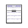 2024 AT-A-GLANCE Flip-A-Week 5.5 x 7 Weekly Desk Calendar and Base, White/Purple (SW700X-00-24)