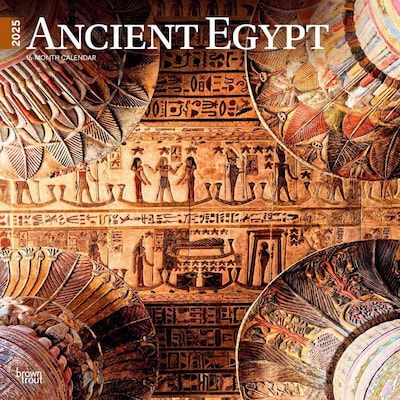 2025 BrownTrout Ancient Egypt 12 x 24 Monthly Square Wall Calendar, (9781975478032)