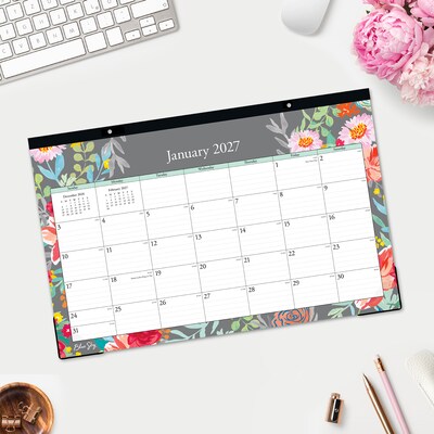 2027 Blue Sky Sophie 17" x 11" Monthly Desk Pad Calendar (140089-27)