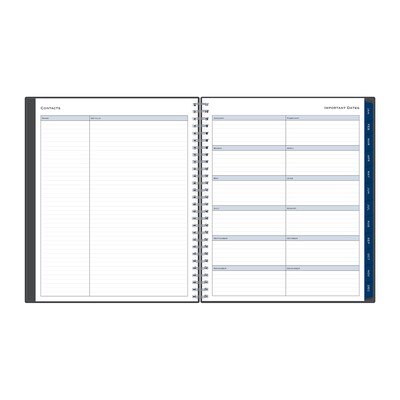 2027 Blue Sky Passages 8" x 10" Calendar Year Monthly Standard Planner, Plastic Cover (100011-27)