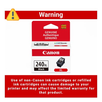 Canon PG-240 XL Black High Yield Ink Cartridge (5206B001)