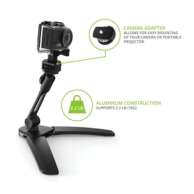 Kanto Universal Phone and Tablet Stand with Mounting Brackets, Black (DS150)