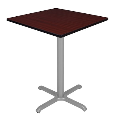 Regency Cain Square Laminate Cafe Table, 36D x 36W, Mahogany (TCB3636MHGY)