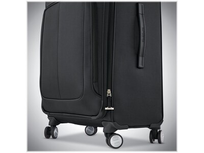 Samsonite SoLyte DLX Polyester Carry-On Luggage, Midnight Black (123567-1548)
