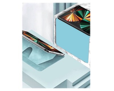 SaharaCase Multi-Angle Folio Case for iPad Pro 11" (2nd, 3rd, 4th Gen 2020-2022) (M2 2024/M3 2025), Aqua (TB00008)