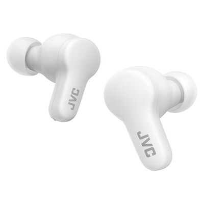 JVC Gumy Wireless Earbuds, Bluetooth, Coconut White (JVCHAA7T2W)