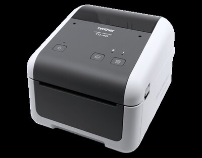 Brother TD-4420DN 4.3” Desktop Network Barcode Label Printer and 4 Rolls of 4 x 3 Labels