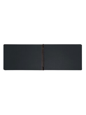 Smead Premium Pressboard 2-Prong Report Cover, Ledger Size, Black, 10/Box (81179)