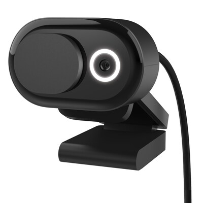 Incase Designed by Microsoft Modern HD 1080p Webcam, 12 Megapixels, Black (8L3-00001)