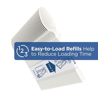 Dixie Ultra SmartStock Series-T Compostable Plastic Tea Spoon Refill, Beige, 40/Pack, 24 Packs/Carton (DUSSCT7)