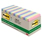 Post-it Recycled Notes, 3" x 3", Sweet Sprinkles Collection, 75 Sheet/Pad, 24 Pads/Pack (654R24CPAP)