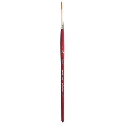 Princeton Velvetouch Short Handle Mixed Media Synthetic Round Brush, 3/Pack (PBXP3950R2-3)