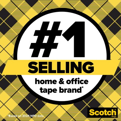 Scotch Permanent Double Sided Tape w/Refillable Dispenser, 1/2 x 13 yds., 1 Core (137)