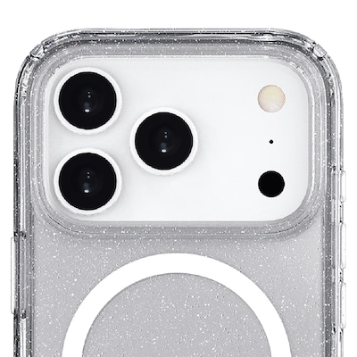 TUFF8 Glitz MagSafe Phone Case for iPhone 18 Pro, Shock Absorbing, Clear Glitter (T8GZ-IP1803)