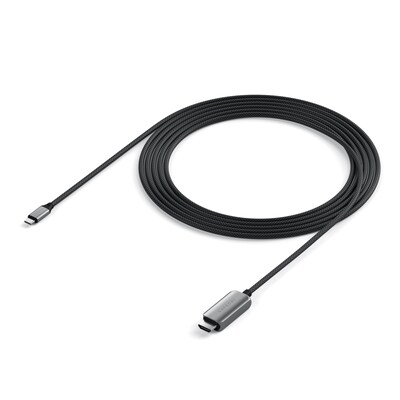 Satechi USB-C to HDMI 2.1 8K Cable, Space Gray (ST-YH8KCM)