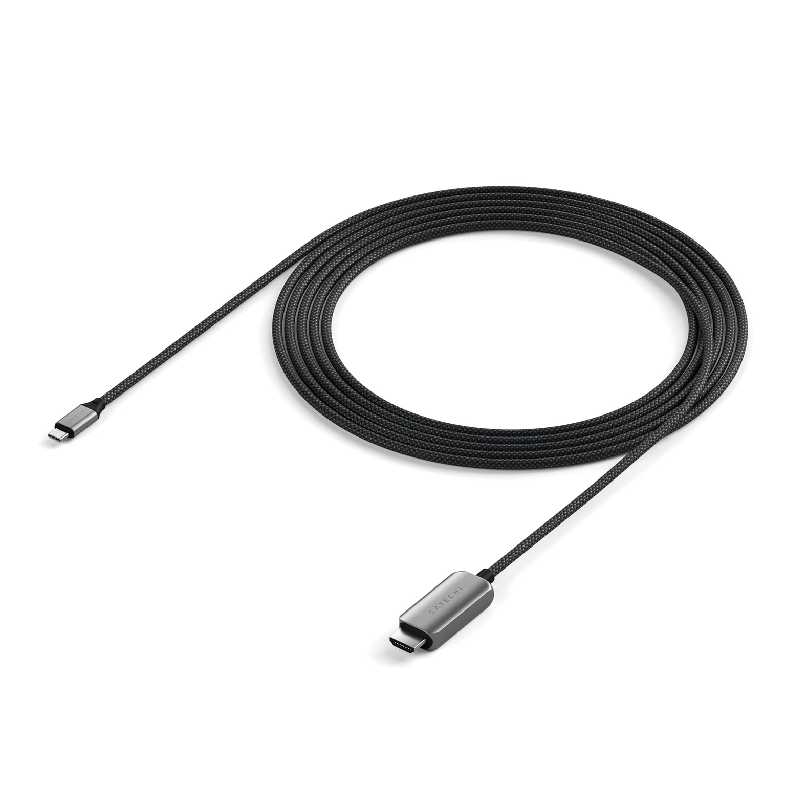 Satechi USB-C to HDMI 2.1 8K Cable, Space Gray (ST-YH8KCM)