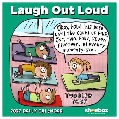 2027 TF Publishing Shoebox Daily 5.25" x 5.25" Daily Day-to-Day Calendar, Multicolored (27-3038)