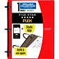 Five Star Flex 1-Subject Notebooks, 8.5" x 11", College Ruled, 80 Sheets, Assorted (08120)