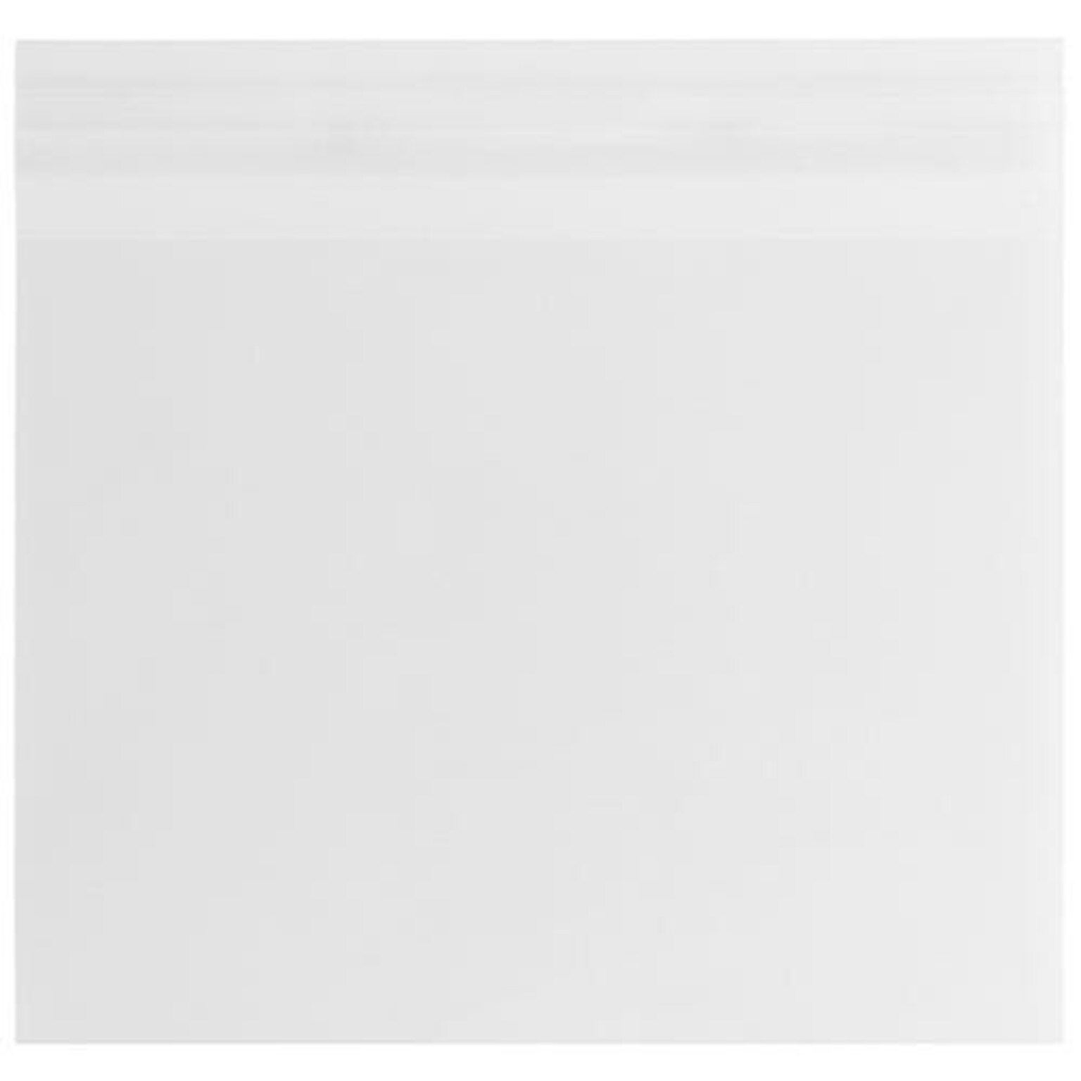 JAM PAPER Cello Sleeves with Self Adhesive Closure, 5 7/8 x 4 1/2, Clear, 100/Pack (578412CELLO)