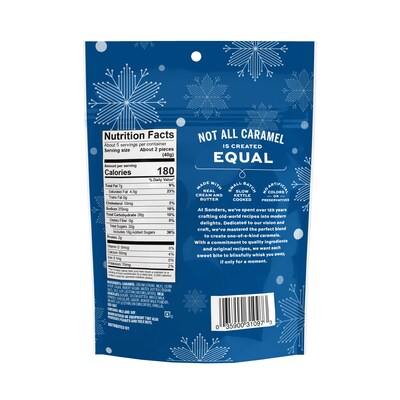 Sanders Holiday Milk Chocolate Sea Salt Caramel Pieces, 7 oz. (MRY31097)