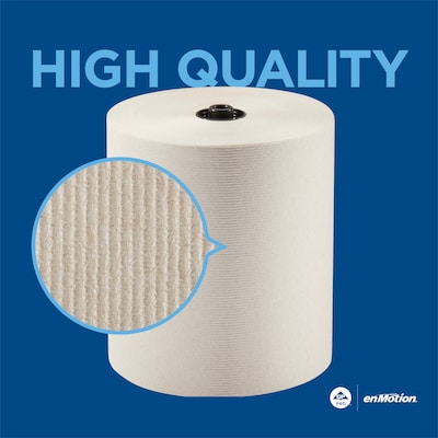 enmotion Recycled Hardwound Paper Towels, 1-ply, 700 ft./Roll, 6 Rolls/Carton (89440)