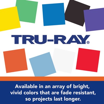Tru-Ray Tru-Ray Art Roll 36" x 6000" Construction Paper, Purple (PAC100602)