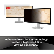 3M Privacy Filter for 19.5 Widescreen Monitor, 16:9 Aspect Ratio (PF195W9B)