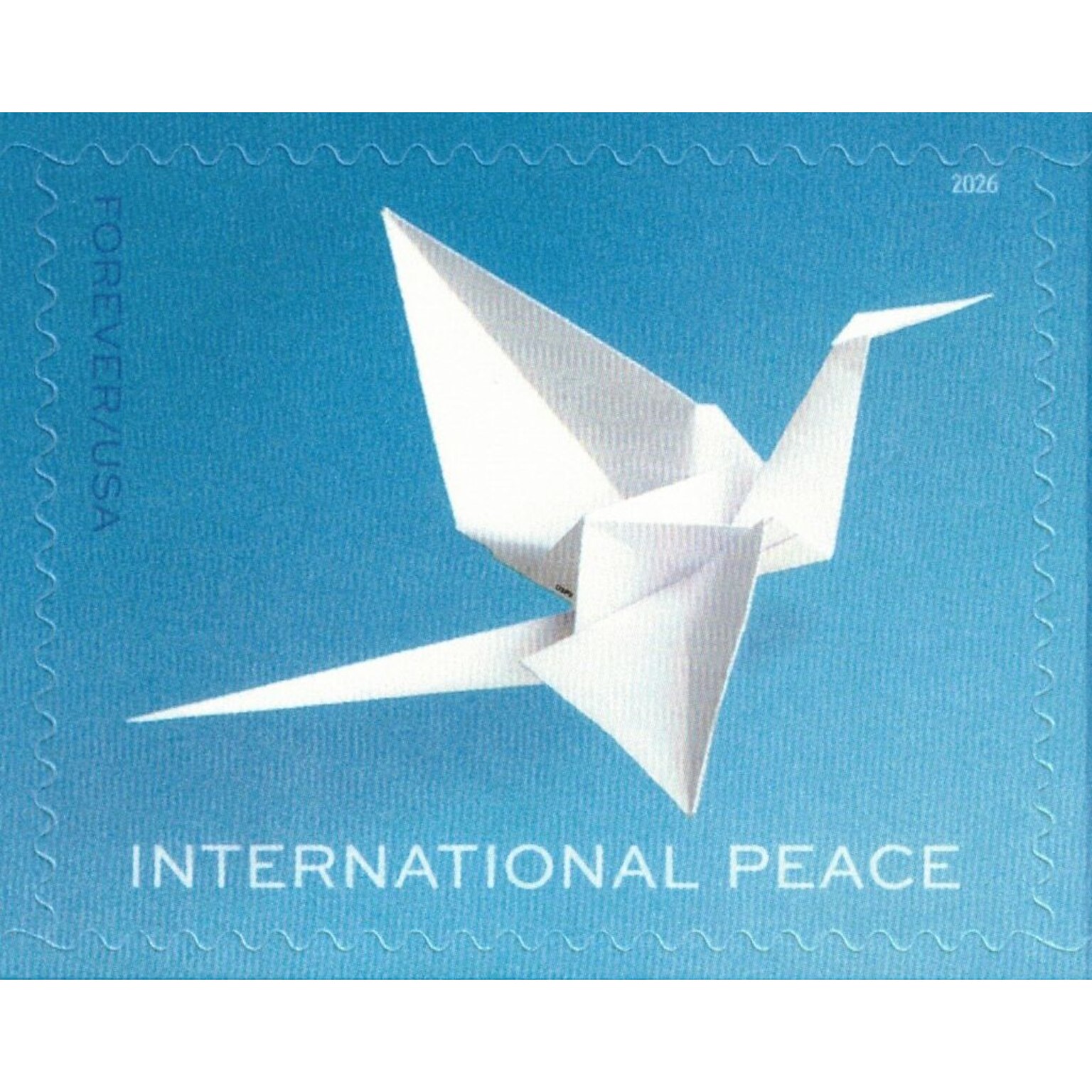 USPS International Peace Forever Stamps, 20 Postage Stamps (FOR-INTPEACE-20)