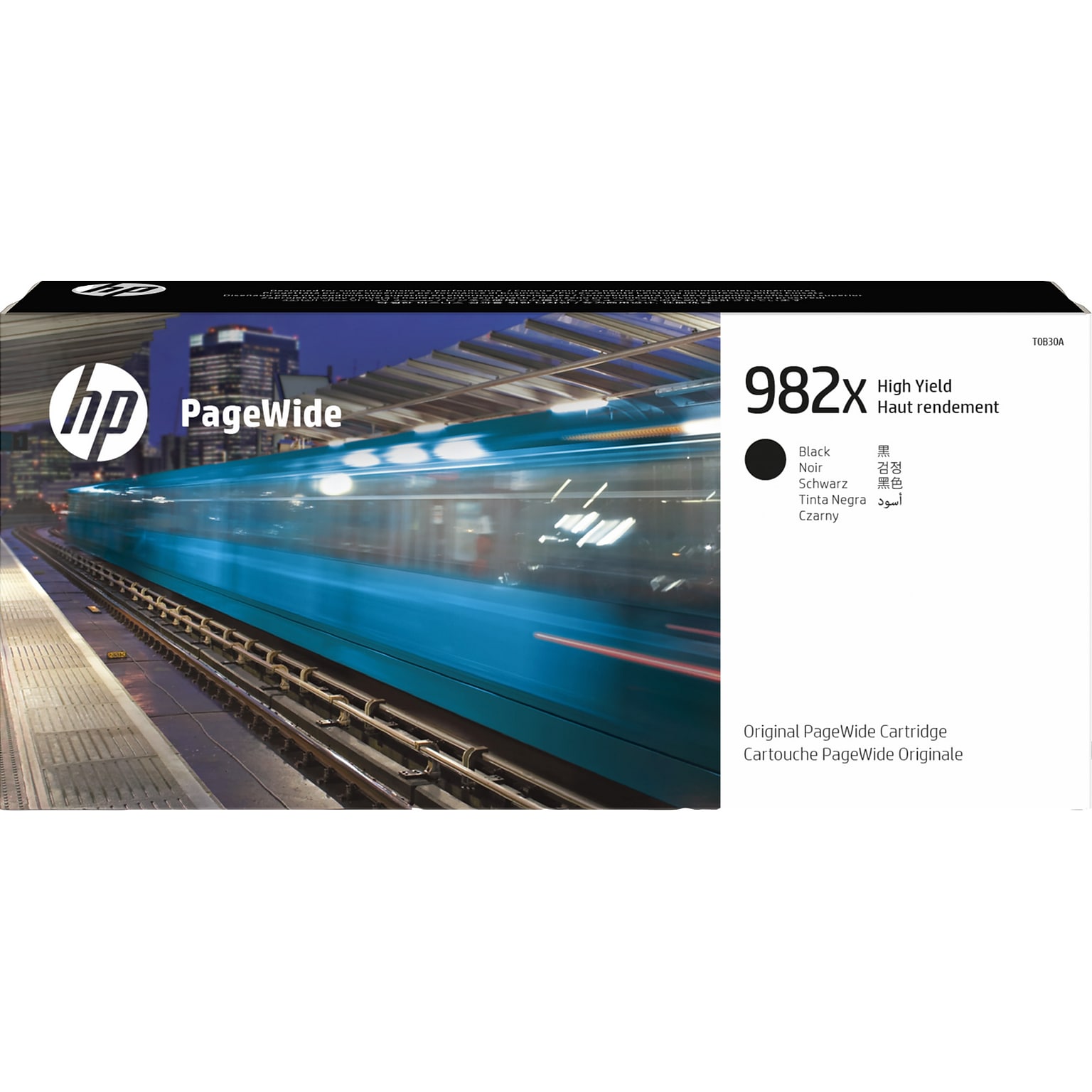HP 982X Black High Yield Ink Cartridge Prints Up to 20,000 Pages (T0B30A)