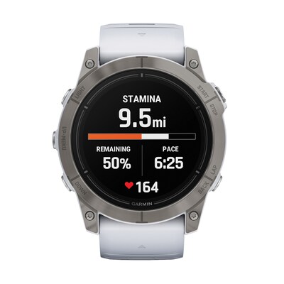 Garmin epix Pro (Gen 2) Sapphire Edition Smartwatch, 51-mm, Titanium Bezel with Whitestone Band (010-02804-10)