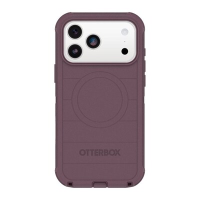 OtterBox Defender Pro MagSafe Compatible Phone Case for Apple iPhone 17 Pro Max, Shock Absorbing, Purple Mystery (77-98434)