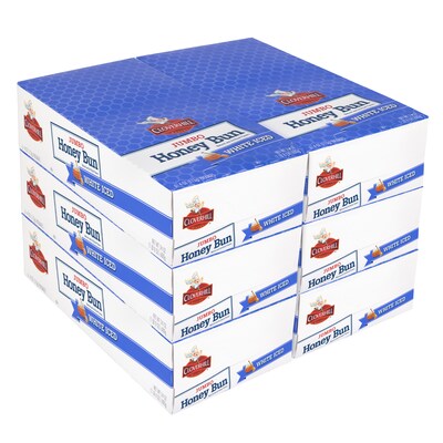 Hostess Cloverhill Jumbo Iced Honeybun, 4 oz, 36/Pack (220-02472)