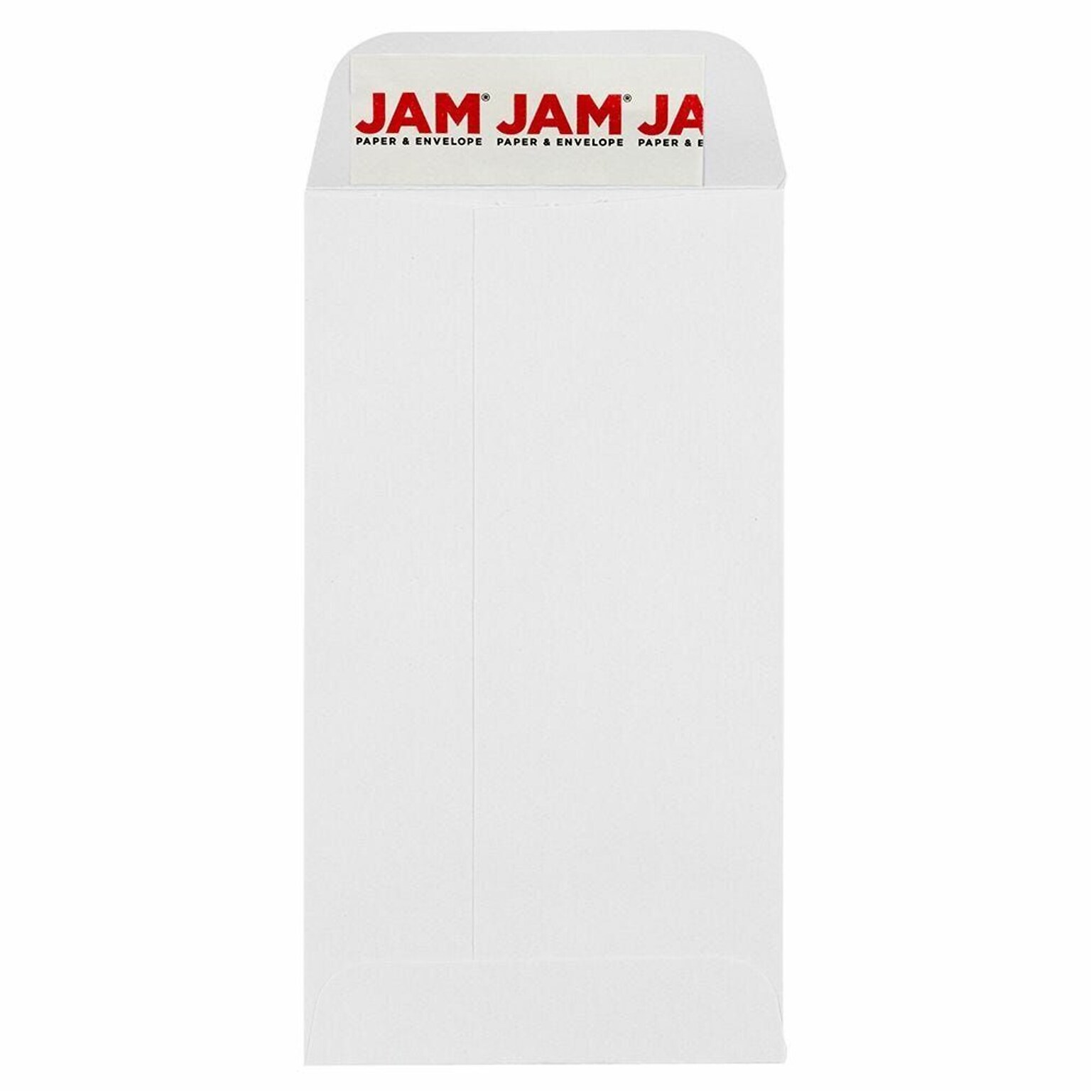 JAM PAPER Self Seal #5 Coin Business Envelopes, 2 7/8 x 5 1/4, White, 100/Pack (356838555D)