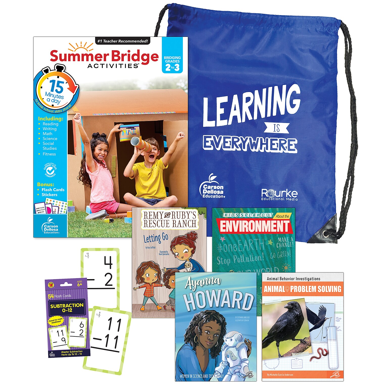 Summer Bridge Activities Summer Bridge Essentials Backpack, Grade 2-3 Workbook, 8/Set (CD-745384B)