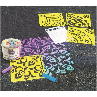 S&S Super Sidewalk Artist Craft Kit, 45/Pack (AP282)