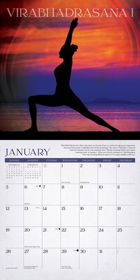 2025 Willow Creek Yoga 12" x 12" Monthly Wall Calendar (46678)